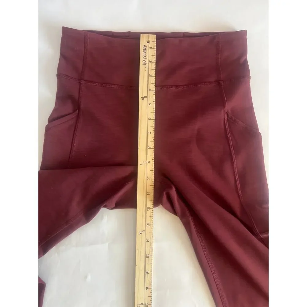 Lululemon Invigorate High-Rise Tight Burgundy